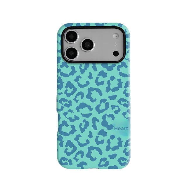 Leopard Print Animal Design Magnetic Film Mobile Phone Case Built-in for Dual Layer Shockproof Raised Edge Protection for
