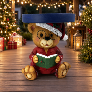 Sgabello da Giardino MGO Natalizio da 45cm, Statuetta di Babbo Natale, Pupazzo di Neve, <span class=keywords><strong>Cervo</strong></span>, Tavolino da Esterno, Decorazione per Patio e Giardino - Product Image 5