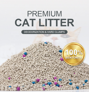 Promotion : Litière pour chat agglomérante biodégradable 10L à base <span class=keywords><strong>de</strong></span> bentonite, enrichie au charbon actif et au <span class=keywords><strong>sable</strong></span> pour litière 5kg - Product Image 1