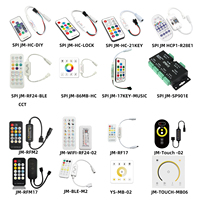 Contrôleur à distance pour bande LED adressable à pixels CCT RGB RGBW RGBIC WS2811, variateur RGB/RGBW