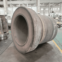 Tubo de Cilindro Hidráulico Forjado de Gran Diámetro, Barril de Cilindro Reforzado para Prensa Hidráulica y Minería