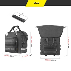 <span class=keywords><strong>Borsa</strong></span> Laterale da <span class=keywords><strong>Moto</strong></span> Rhinowalk da 25L, <span class=keywords><strong>Borsa</strong></span> da Sella <span class=keywords><strong>Posteriore</strong></span> per Portapacchi <span class=keywords><strong>Moto</strong></span> ADV per Viaggi - 1 Pezzo - Product Image 4