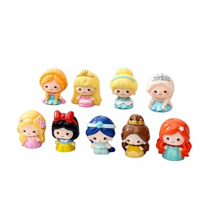 ของสะสมการ์ตูนน่ารัก ของเล่นเด็ก ของขวัญวันเกิด ตุ๊กตาเรซิ่น 3 มิติ ขนาดเล็ก เจ้าหญิงสาวน้อย สำหรับใส่ในถุงเซอร์ไพรส์ - Product Image 1