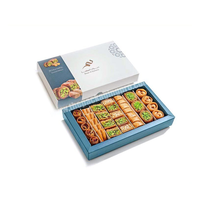 Boîte en carton personnalisée imprimée pour aliments, bonbons, chocolats, baklavas, avec fenêtre – Vente en gros