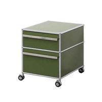 Archivador Modular de Acero Inoxidable de Alta Calidad, Moderno, con Ruedas, para Oficina, Hogar u Hotel