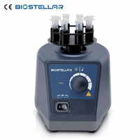 BIOSTELLAR Homogénéisateur de billes mini réglable 0-3000 tr/min 8*2mL, Disrupteur cellulaire, Contrôle par bouton, Extraction ADN/ARN en laboratoire