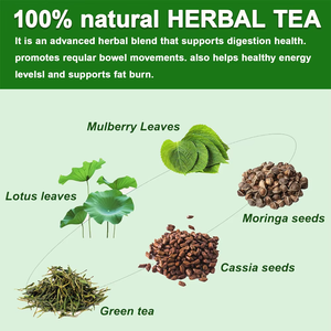 Té Orgánico OEM de 14 Días para Quemar Grasa y Perder Peso, con Morera, Loto, Moringa, Cassia y Té Verde - Favorece la Digestión y la Energía, Caja con 14 Bolsitas de Té - Product Image 5