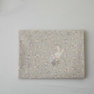 <span class=keywords><strong>Tissu</strong></span> imprimé 100% coton à motif floral et <span class=keywords><strong>lapin</strong></span> pour literie de bébé - Product Image 1