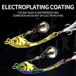 5 cái Mồi câu cá hồi Mồi câu cá bằng kim loại mồi câu cá mồi câu cá bằng kim loại mồi câu xoay vòng Mồi câu cá bằng kim loại mồi câu cá - Product Image 2