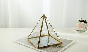 Mini verre géométrique moderne + support de jardinière en métal présentoir de plantes de fougère d'air pour <span class=keywords><strong>la</strong></span> maison, le bureau et <span class=keywords><strong>la</strong></span> décoration de mariage - Product Image 5