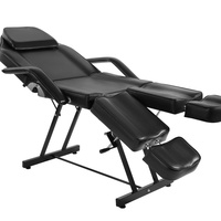 Grenzüberschreitende Schönheitsliege, dreifach faltbarer Massagetisch, Großhandel Massageliege, Net-Red Schönheitsstuhl