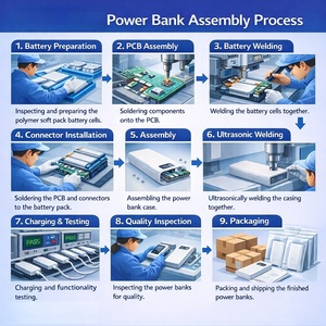แบตเตอรี่สำรองคุณภาพสูง Li-Polymer พร้อมที่วางโทรศัพท์ ช่องเสียบ Type-C ความจุ 10000mAh ตัวเรือนอะลูมิเนียมอัลลอยด์ รองรับการชาร์จไร้สายแม่เหล็ก 20W - Product Image 6