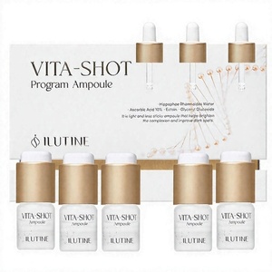 Ampolla Líquida Iluminadora y Blanqueadora con Vitamina C Estabilizada y Ácido Hialurónico, Tratamiento para Manchas Oscuras, Cuidado Unificador del Tono, Hidratante Facial - Product Image 1