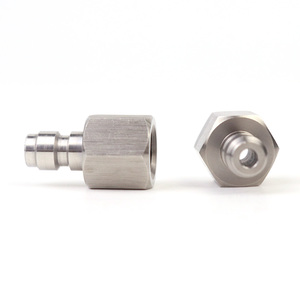 Paintball PCP Foster <strong>Quick</strong> Disconnect Fill Nipple 8MM <strong>Quick</strong> <strong>Coupler</strong> Plug Female Thread 1/8NPT&amp;1/8BSP&amp;M10*1 - Product Image 6