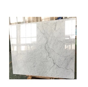 Carrara Carrera White <strong>Marble</strong> Flooring Floor Tiles Bathroom Price for Walls - Product Image 1