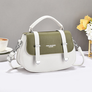 กระเป๋าถือผู้หญิงสี่ฤดูแฟชั่นใหม่ปักกระเป๋าถือสะพายไหล่ข้างเดียวแบบเรียบง่ายกระเป๋าถือผู้หญิง - Product Image 3