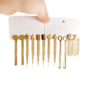 Wholesale High Quality Drop <b>Stud</b> <b>Earrings</b> Women Waterproof Elegant <b>Earrings</b> for Ladies <b>Fashion</b> Korean Style Dangle Jewelry - Product Image 1