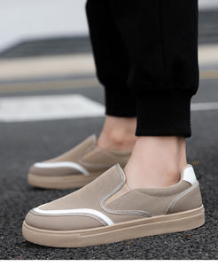 Zapatillas de Moda para <span class=keywords><strong>Hombre</strong></span> de Caña Baja al por Mayor, Zapatillas de Skateboard de Cuero con <span class=keywords><strong>Cordones</strong></span> Simples para <span class=keywords><strong>Hombre</strong></span>, Gran Venta - Product Image 6