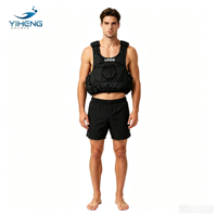 Rompi Pelampung Unisex PVC Foam untuk Wakeboard, Surfing, Berenang, Berlayar, Kayak, Olahraga Air, Pria, Neoprene, PFD