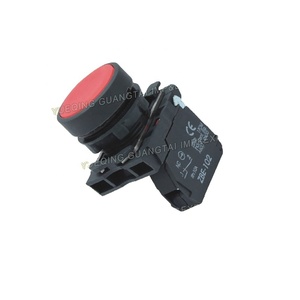 Interruptor de botón pulsador de retorno de resorte alternativo rojo de alta calidad - Product Image 1