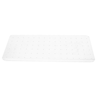 Protecteurs de tapis de marches d'escalier transparents antidérapants avec dents de préhension