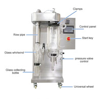 HNOC Hoog Efficiënte Ei Poeder Maakmachine Mini 10l Magnesium Fruit Citroen Poeder Spraydroger Prijs