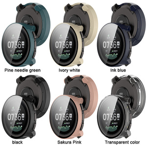 Étui de protection Forwelleny + film en verre trempé pour <span class=keywords><strong>montre</strong></span> connectée <span class=keywords><strong>Suunto</strong></span> <span class=keywords><strong>Vertical</strong></span>, coque de protection antichoc pour écran complet en PC - Product Image 3