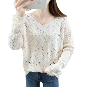 2022上衣女士西方针织品时尚女士休闲衬衫 - Product Image 5