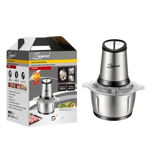 Multi Função Food Chopper 5 Lâminas Afiadas Mincer Elétrica Peach Coração Máquina Cabeça Moedor de Carne Profissional