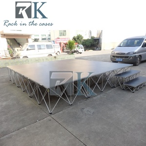 Outdoor Indoor Stage Mobile Platform Smart Stage Event Stage <b>Kit</b> Modular Stage Platform with Skirts for Sale - Product Image 5