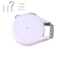 1 paire de fil de séchage mural pour l'extérieur ou l'intérieur, pliable, rétractable, pour le lavage des vêtements, bon marché