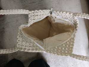Bolso de Mano Casual de Macramé Bohemio, Bolso Tote Hecho a Mano con Dos Asas para la Playa, Viajes y Uso Diario para Mujer - Product Image 4