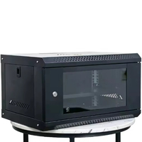 Armoire de serveur 6U murale ou sur pied pour centre de données, armoire réseau 19 pouces 300*530*400mm en matériau SPCC, pièces détachées expédiées