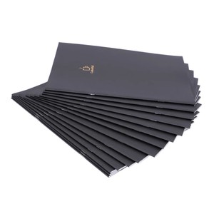 Livre d'impression offset polychrome personnalisé avec cuir souple et papier carton artistique - Product Image 4