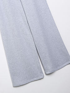 Pantalon long décontracté à la mode Alxin, taille à cordon de serrage, couleur grise, coupe <span class=keywords><strong>large</strong></span>, vente chaude, vêtements pour femmes, pantalon pour femmes - Product Image 6