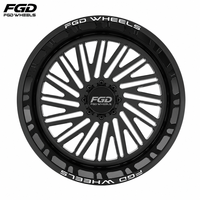 Jantes de camion forgées concaves FGD 24x12 24x14 26x14 26x16 8x6.5 8x165.1 8x170 polies avec enjoliveurs flottants personnalisés pour Ram 3500