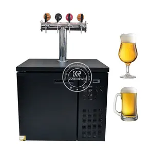 Distributeur de bière Kegerator Cooler tour de bière avec plateau d'égouttement pour distributeur de refroidisseur de bière