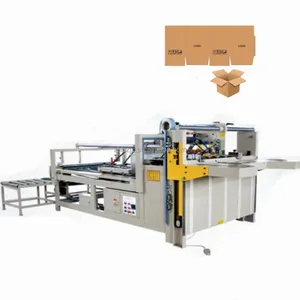 ZHENHUA BZD Semi Automatic Corrugated Cardboard Gluing Equipment Folder Gluer Machine