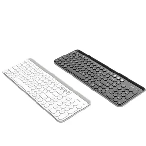 Xiaomi Miiiw K02 keyboard mode ganda, konektor nirkabel 104 tombol Multi sistem kompatibel mijia