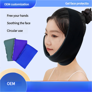 2026 Logo Trending Reusable Gel Face Eye Mask <b>Hot</b> <b>Cold</b> Compress Ice Pack for Wisdom Teeth Relief Cooler Pad Toothache Relief - Product Image 4