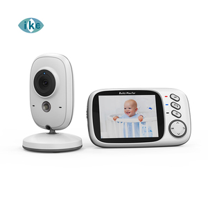 720P Bé Máy Ảnh Với 3.2Inch Màn Hình 2.4G Không Dây 300M Khoảng Cách Hai Cách Âm Thanh Cảm Biến Nhiệt Độ 8 Bài Hát Ru Vox An Ninh Cam - Product Image 1