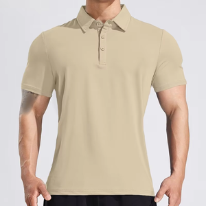 Vente en gros quantité minimale de commande 50 pièces polo anti-rétrécissement pour hommes, événement de golf, logo personnalisé de haute qualité, manches courtes, vêtements respirants pour adultes - Product Image 5