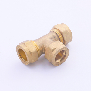 Sam-uk Professional 1/2 Inch EqualTee For Plumbing Brass elbow tee reducer pipe fitting