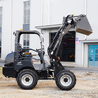 Chargeuse sur pneus compacte Landward CE Euro 5 à moteur diesel, 4 roues, mini-chargeuse-pelleteuse W1160 2,5 tonnes, livraison rapide
