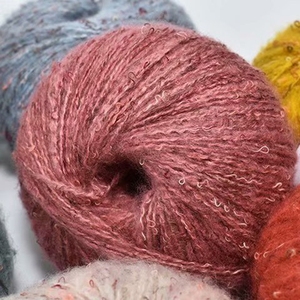 Qipaomuu — fil faux mohair, 4.8 fils, 100 g/boule, fil à tricoter fantaisie, vente en gros, bon marché - Product Image 3