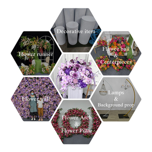 Round Long Tassel Silk Tulip Floral Ball Wedding Back to School Stage Entrance <b>Decoration</b> - Product Image 5