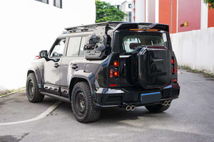 Runde mới đến cơ thể Kit cho jetour <span class=keywords><strong>T2</strong></span> du lịch trang bị thêm Hậu vệ bộ cơ thể phía trước <span class=keywords><strong>Bumper</strong></span> mui xe phía sau <span class=keywords><strong>Bumper</strong></span> bên váy Spoiler - Product Image 4