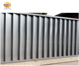 אלומיניום מתכת חיצונית גן תריס פרטיות תריס אופקי שטוח גדר פנל דלת פאנל - Product Image 6