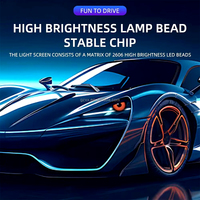 Lampe LED Devil Eyes Programmable Demon Evil Eye Headlight Automotive Decoration Lamp Adjust DIY LED Eye ae86 modify for Car