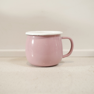Tazas de Esmalte Estilo Japonés Personalizadas con Estampado de Vientre, Taza de Esmalte con Diseño de Vientre para Café y Leche - Product Image 3